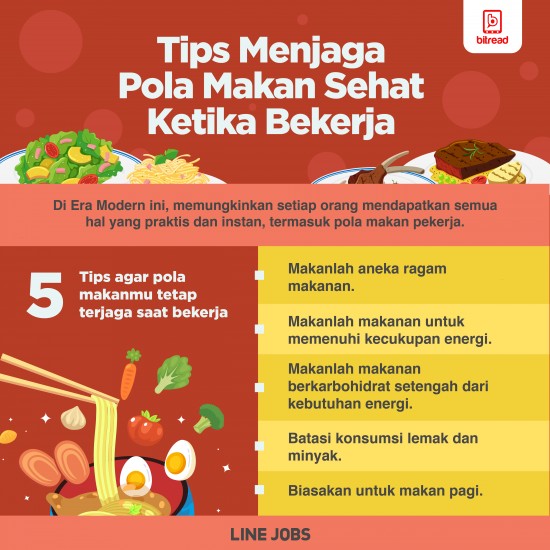 5 Tips Menjaga Pola Makan Sehat ketika Bekerja